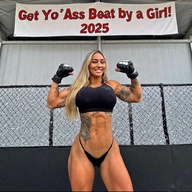 Squeezing testicles until they pop